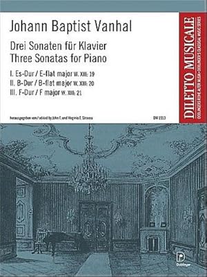 Bild des Verkufers fr 3 Sonatenfr Klavier zum Verkauf von AHA-BUCH GmbH