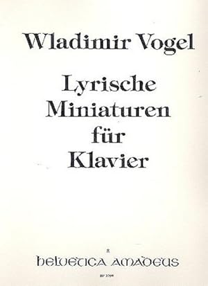 Image du vendeur pour Lyrische Miniaturen Kleine Stckein verschiedenen Stilen fr Klavier mis en vente par AHA-BUCH GmbH