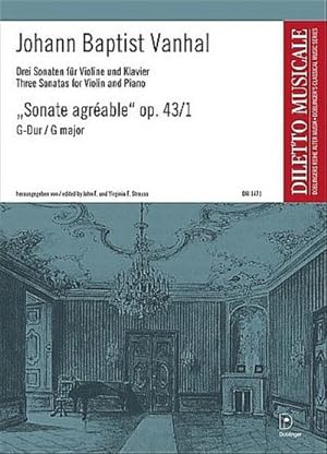 Bild des Verkufers fr Sonate agrable G-Dur op.43,1 frVioline und Klavier zum Verkauf von AHA-BUCH GmbH