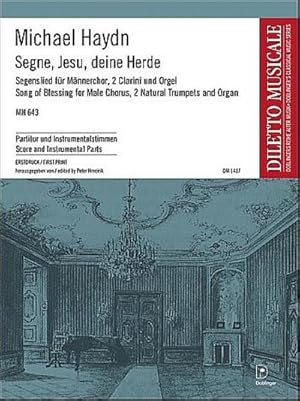 Bild des Verkufers fr Segne Jesu deine Herde MH643fr Mnnerchor, 2 Clarini und Orgel : Partitur und Instrumentalstimmen zum Verkauf von AHA-BUCH GmbH