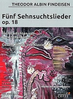 Bild des Verkufers fr 5 Sehnsuchtslieder op.18fr Gesang (hoch) und Klavier : Reprint zum Verkauf von AHA-BUCH GmbH