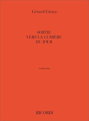 Immagine del venditore per Sortie vers la lumire du jourpour orchestre : partition venduto da AHA-BUCH GmbH