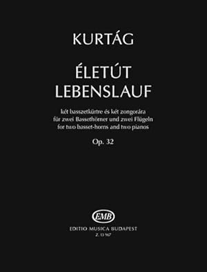 Bild des Verkufers fr Gyrgy KurtgLebenslauf Op 32 : 2 Horns and 2 Pianos zum Verkauf von AHA-BUCH GmbH