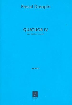 Bild des Verkufers fr Quatuor 4 pour quatuor  cordespartition zum Verkauf von AHA-BUCH GmbH