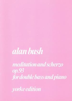 Bild des Verkufers fr Meditation and Scherzo op.93for double bass and piano zum Verkauf von AHA-BUCH GmbH