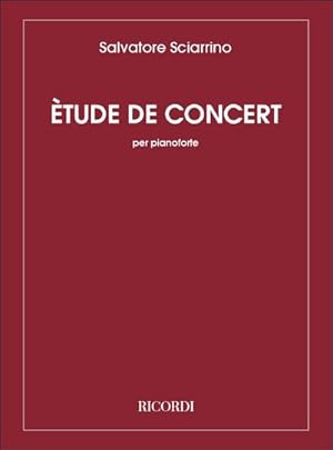 Bild des Verkufers fr Etude de concertpour piano zum Verkauf von AHA-BUCH GmbH