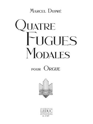 Bild des Verkufers fr 4 fugues modales op.63pour orgue zum Verkauf von AHA-BUCH GmbH