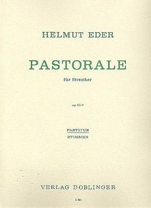 Bild des Verkufers fr Pastorale op. 63,1fr Streichorchester : Partitur zum Verkauf von AHA-BUCH GmbH