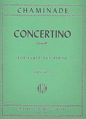 Bild des Verkufers fr Concertino op.107for flute and piano zum Verkauf von AHA-BUCH GmbH