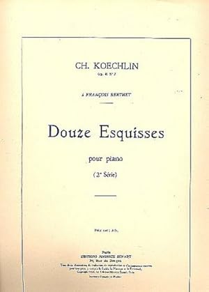 Bild des Verkufers fr 12 esquisses op.41 vol.2 pour piano zum Verkauf von AHA-BUCH GmbH