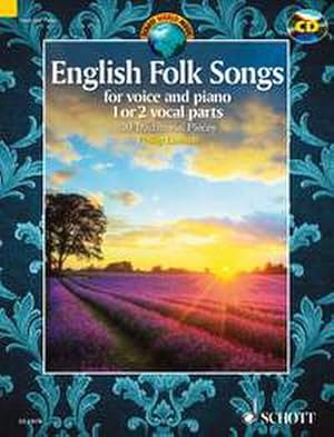 Bild des Verkufers fr English Folk Tunes (+CD) :for 1-2 voices and piano : score zum Verkauf von AHA-BUCH GmbH