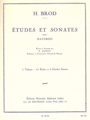 Bild des Verkufers fr tudes et sonates vol.2pour hautbois zum Verkauf von AHA-BUCH GmbH