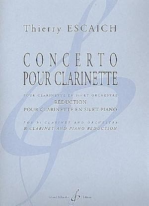 Bild des Verkufers fr Concerto pour clarinette et orchestrepour clarinette et piano zum Verkauf von AHA-BUCH GmbH