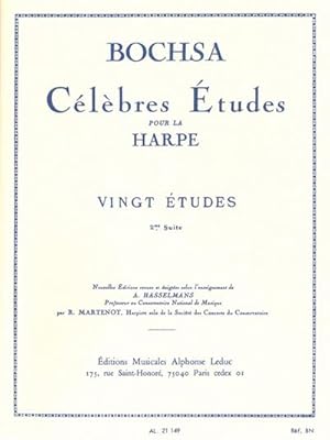 Bild des Verkufers fr 20 clbres tudes vol.2 (nos.11-20)pour harpe zum Verkauf von AHA-BUCH GmbH