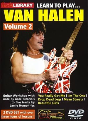 Imagen del vendedor de Learn to play Van Halen vol.2 2 DVD'sLick Library a la venta por AHA-BUCH GmbH