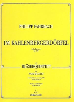 Bild des Verkufers fr Im Kahlenbergerdrfel op.348fr Flte, Oboe, Klarinette, Horn und Fagott : Partitur und Stimmen zum Verkauf von AHA-BUCH GmbH