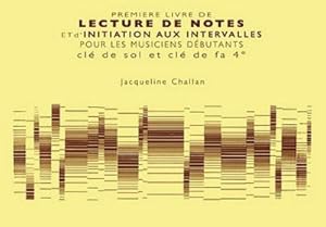 Bild des Verkufers fr Jacqueline Challan, 1er Livre de Lecture de NotesAlle Instrumente : Buch zum Verkauf von AHA-BUCH GmbH