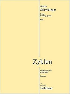 Bild des Verkufers fr Zyklenfr Streichquartett : Stimmen zum Verkauf von AHA-BUCH GmbH