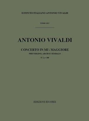 Immagine del venditore per A. Vivaldi Concerti Per Vl., Archi E B.C.: In Mi Bem. Rv 260Concerti Per Violino venduto da AHA-BUCH GmbH