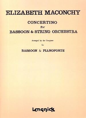 Imagen del vendedor de Concertinofor bassoon and string orchestra : bassoon and piano a la venta por AHA-BUCH GmbH