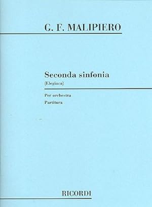 Bild des Verkufers fr Sinfonia no.2 (Elegiaca)per orchestra : partitura zum Verkauf von AHA-BUCH GmbH