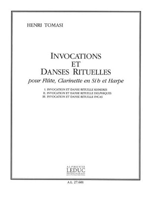 Seller image for Invocations et danses rituellesfor flute, clarinet and harp : score and parts for sale by AHA-BUCH GmbH