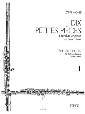 Bild des Verkufers fr 10 petites pices op.37 vol.1 (nos.1-5)pour flte et piano zum Verkauf von AHA-BUCH GmbH