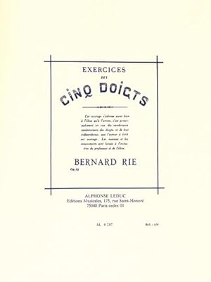 Seller image for Exercices des 5 doigts op.32pour piano for sale by AHA-BUCH GmbH