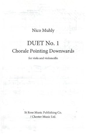 Bild des Verkufers fr Duet No.1 - Chorale Pointing Downwardsfor viola and violoncello zum Verkauf von AHA-BUCH GmbH