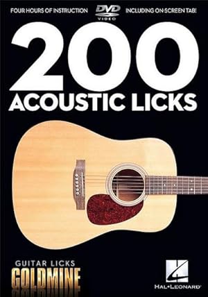 Bild des Verkufers fr 200 Acoustic Licks DVD-Video zum Verkauf von AHA-BUCH GmbH