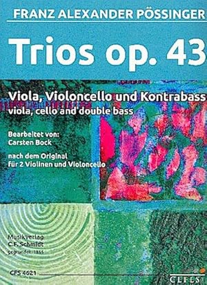 Bild des Verkufers fr Trios op.43fr Viola, Violoncello und Kontrabass : Partitur und Stimmen zum Verkauf von AHA-BUCH GmbH