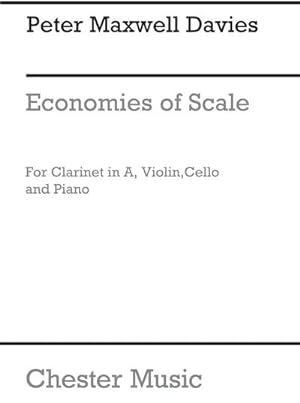 Bild des Verkufers fr Economies of Scale for clarinet, violin,violoncello and piano, parts zum Verkauf von AHA-BUCH GmbH