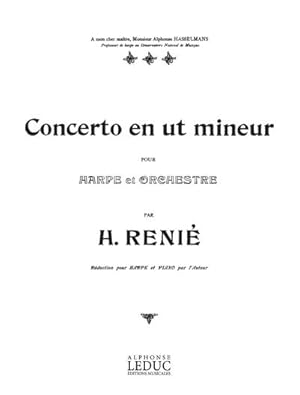 Bild des Verkufers fr Concerto in c Minor for Harp and Orchestrafor harp and piano : archive copy zum Verkauf von AHA-BUCH GmbH