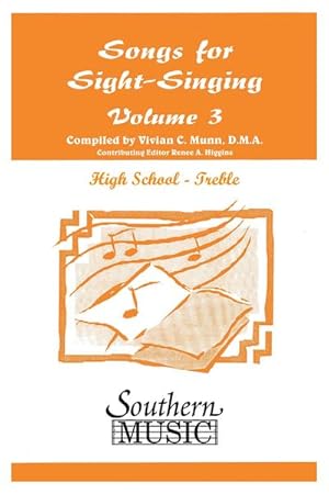 Bild des Verkufers fr Bobby Siltman Songs For Sight-Singing Volume 3-Hs-SsaSSA : Chorpartitur zum Verkauf von AHA-BUCH GmbH