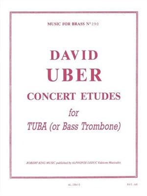 Bild des Verkufers fr Concert etudesfor tuba or bass trombone zum Verkauf von AHA-BUCH GmbH