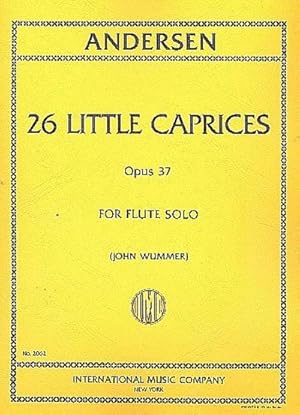 Bild des Verkufers fr 26 little Caprices op.37for flute solo zum Verkauf von AHA-BUCH GmbH