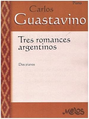 Imagen del vendedor de 3 Romances argentinosfor 2 pianos : score a la venta por AHA-BUCH GmbH