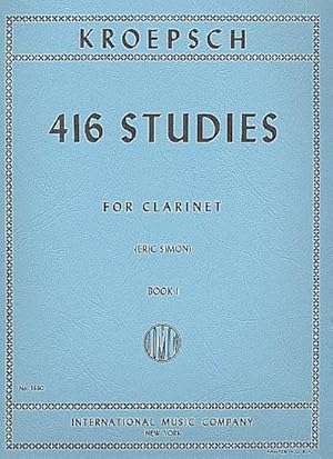 Bild des Verkufers fr 416 Studies vol.1 (nos.1-167)for clarinet zum Verkauf von AHA-BUCH GmbH