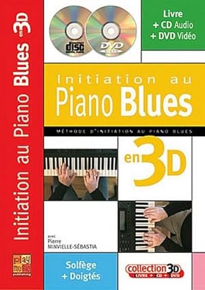 Bild des Verkufers fr Initiation au piano Blues en 3D (+CD + DVD)(frz) zum Verkauf von AHA-BUCH GmbH