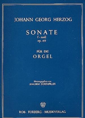 Bild des Verkufers fr Sonate f-Moll op.69fr Orgel zum Verkauf von AHA-BUCH GmbH