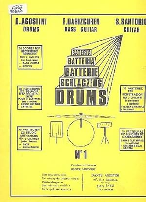 Bild des Verkufers fr Drums vol.1 - 30 Scores for recording Sessions zum Verkauf von AHA-BUCH GmbH