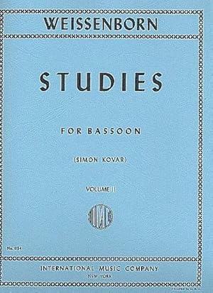 Imagen del vendedor de Studies vol.2for bassoon a la venta por AHA-BUCH GmbH