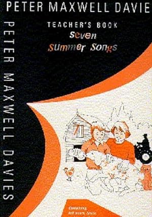 Bild des Verkufers fr Peter Maxwell Davies: Seven Summer SongsPercussion, Piano, Soprano (Descant) Recorder, Voice : Score zum Verkauf von AHA-BUCH GmbH