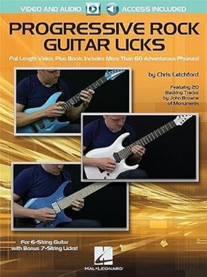 Seller image for HL00142325 Progressive Rock Guitar Licks (+Video +Audio Access): for sale by AHA-BUCH GmbH