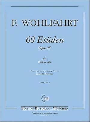 Bild des Verkufers fr 60 Etden op.45fr Violine zum Verkauf von AHA-BUCH GmbH