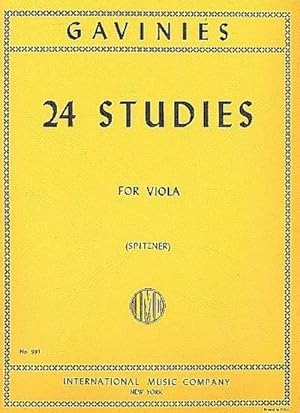 Seller image for 24 Studiesfor viola solo for sale by AHA-BUCH GmbH
