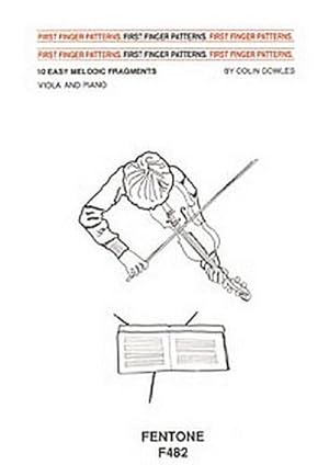 Bild des Verkufers fr First Finger Patterns - 10 easy melodic fragmentsfor viola and piano zum Verkauf von AHA-BUCH GmbH
