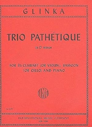 Bild des Verkufers fr Trio pathetique d minorclarinet, bassoon and piano (or piano trio) zum Verkauf von AHA-BUCH GmbH