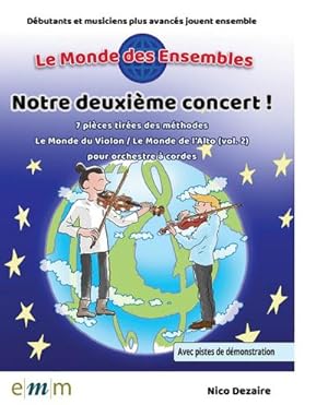 Bild des Verkufers fr Notre deuxime concert! (+Online Audio)String Orchestra and opt. Piano zum Verkauf von AHA-BUCH GmbH