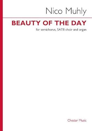 Bild des Verkufers fr Beauty of the DaySATB divisi and Organ : Choral Score zum Verkauf von AHA-BUCH GmbH